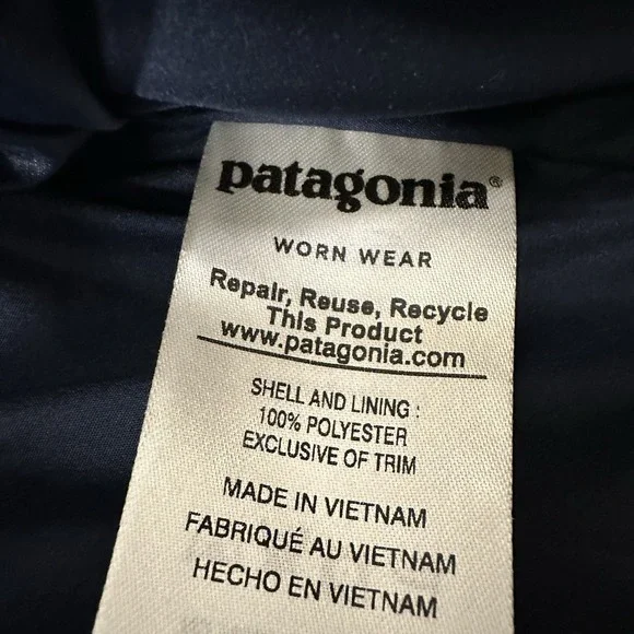 Patagonia 3 in 1 Snowshot Recco H2No Jacket Blue Mens S Waterproof w/zip Liner - Picture 6 of 15